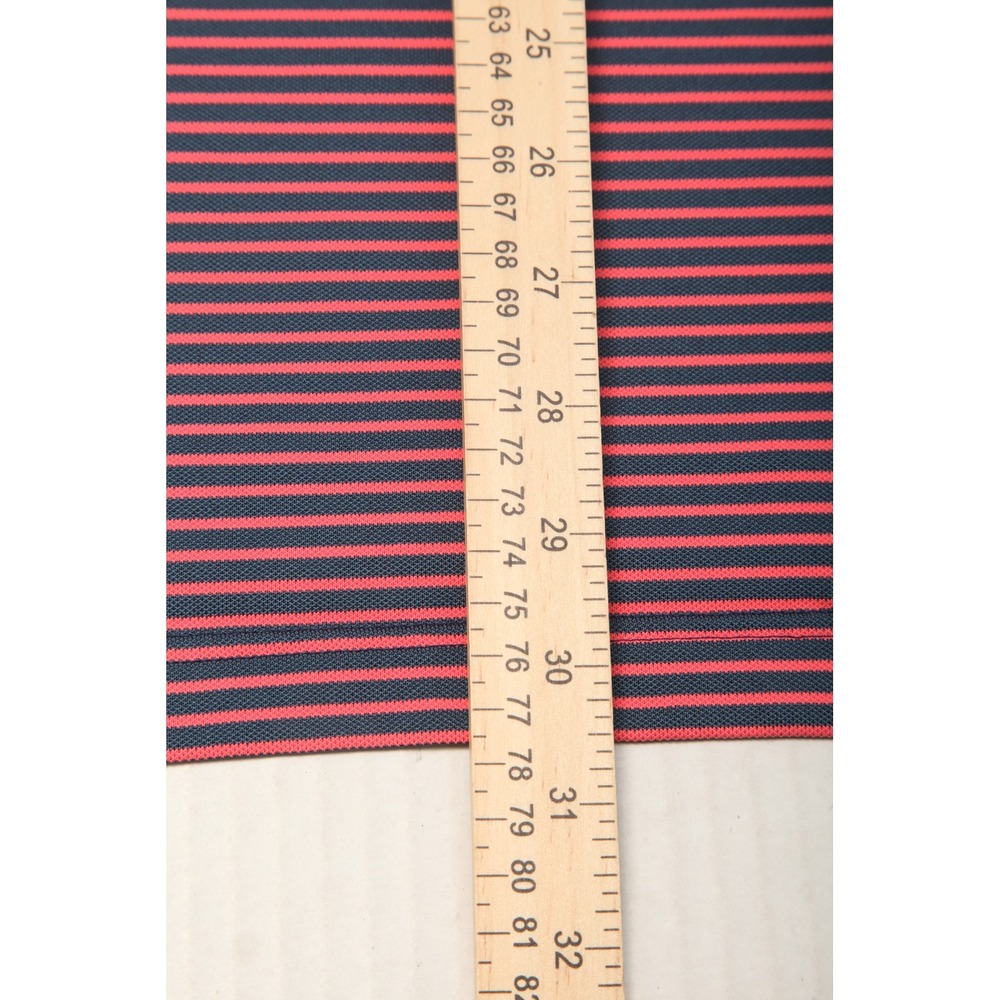 Peter Millar Summer Comfort Polo Shirt Mens XXL Red Navy Striped St Clair CC - Picture 11 of 12